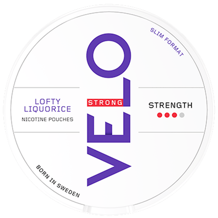VELO Lofty Liquorice Strong Nicotine Pouches