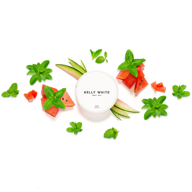Kelly White Sweet Melon Mint