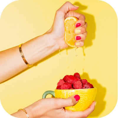 Kelly White Raspberry Lemon Mini