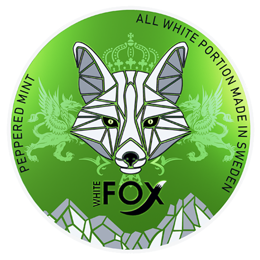 White Fox Peppered Mint Nicotine Pouches