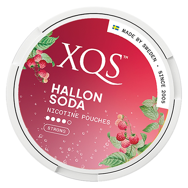 XQS Hallonsoda Strong Nicotine Pouches