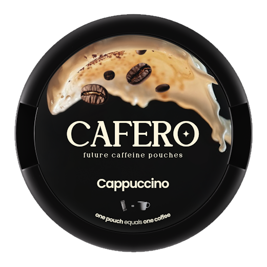 Cafero Cappuccino Caffeine Coffee Pouches Nicotine-Free